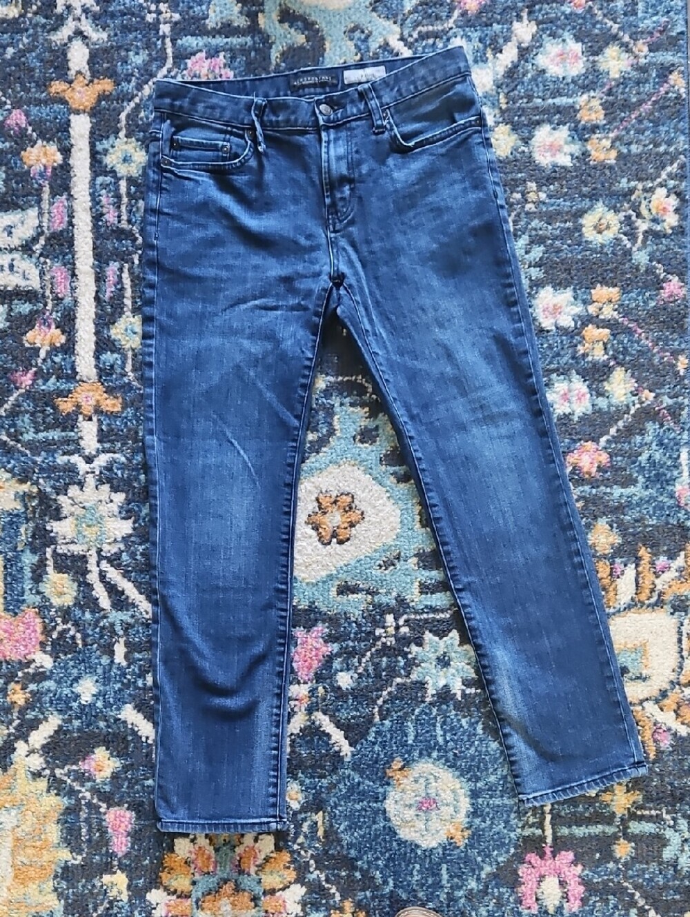 Aeropostale Women's Slim Straight Dark Blue Jeans Size 30